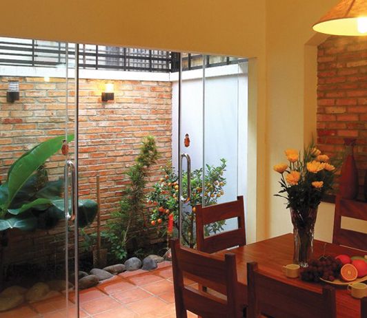 Tiểu cảnh giếng trời trong nhà không gian hẹp