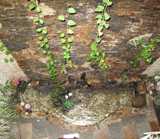 Tiểu cảnh giếng trời trong nhà