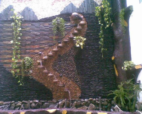 cây xanh và thảm cỏ thì để tạo các điểm nhấn trong không gian sống